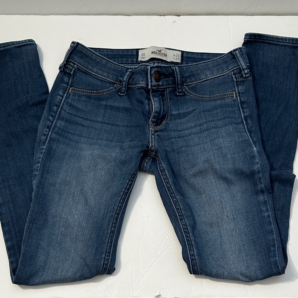 Hollister Dark Blue Skinny Jean Jegging size 0
